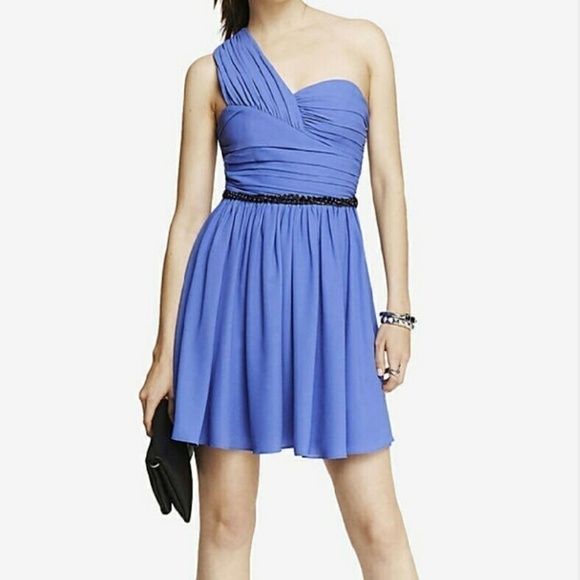 Express | Ruched Cocktail Dress - Picture 1 of 4